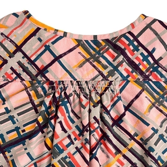 Maeve Popover Balloon Sleeves Multi Coloured Shirt - Picture 15 of 16